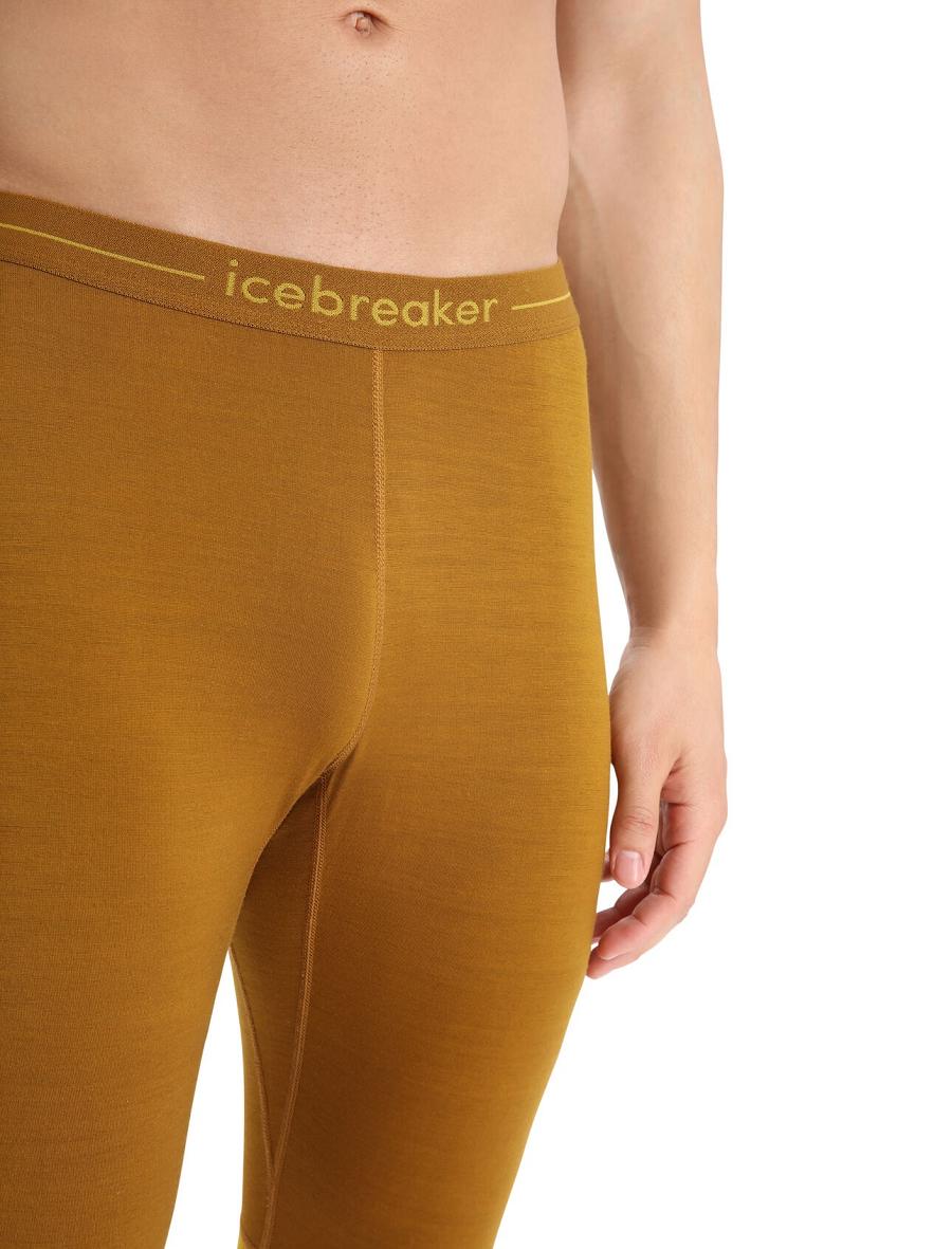 Icebreaker 200 ZoneKnit™ Merino Férfi Leggings Arany | HU 1120FDNM